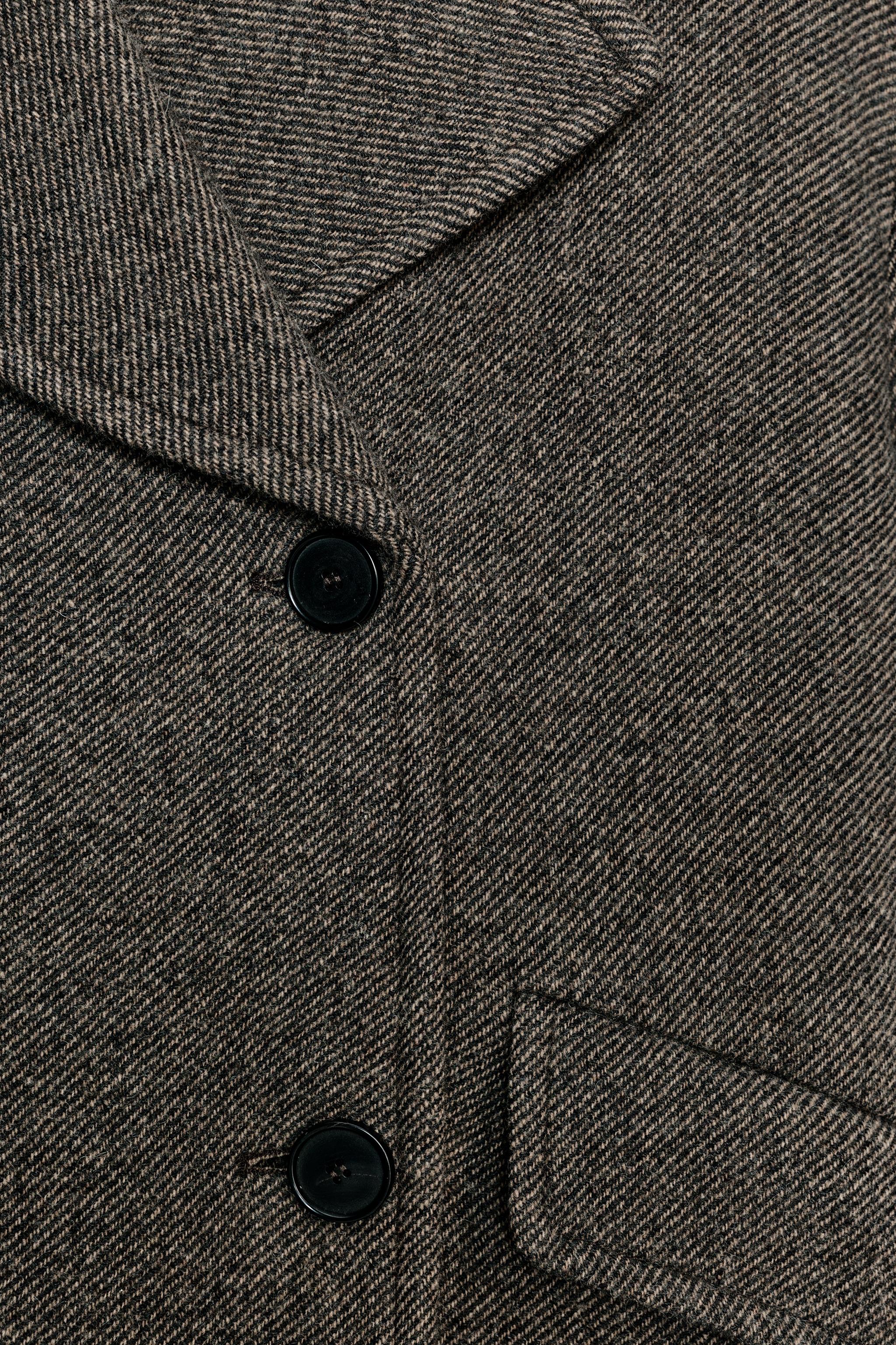 ZW COLLECTION DOUBLE-BREASTED WOOL COAT